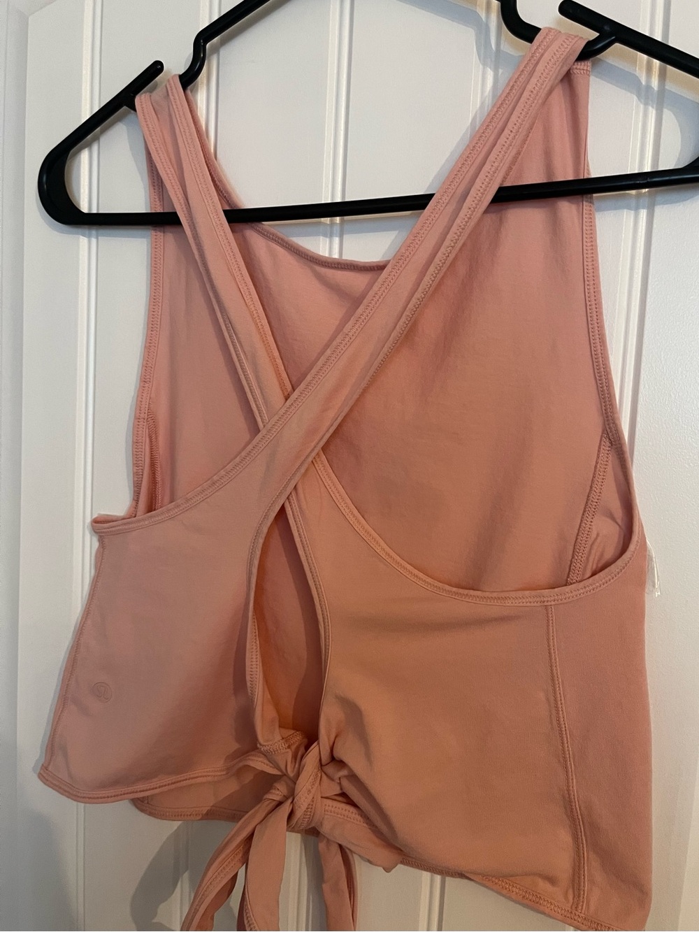 Lululemon It’s A Tie Crop Tank - Blush Pink - Size Small